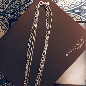 Silpada new with box happily stranded necklace